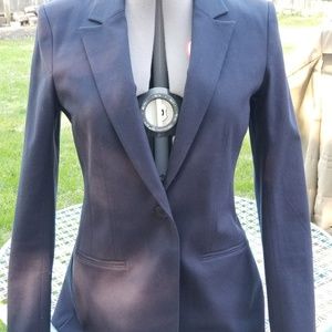 THEORY Classic Navy Blue Blazer